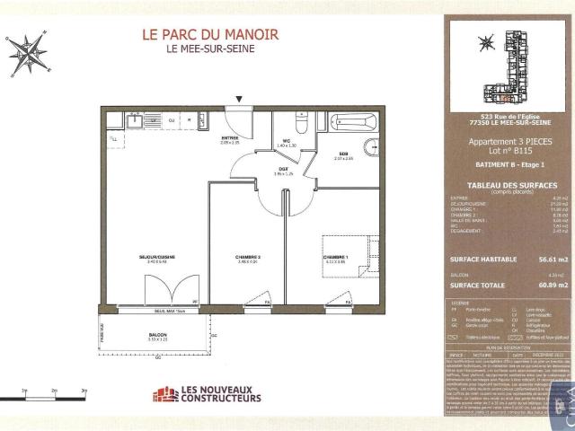 Appartement location à Melun, Le Mée-sur-seine