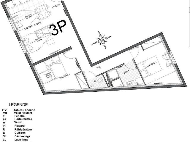 Appartement vente à Meaux, Trilport