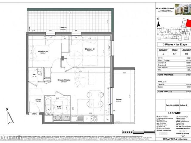 Appartement vente à Dijon, Fontaine-lès-dijon