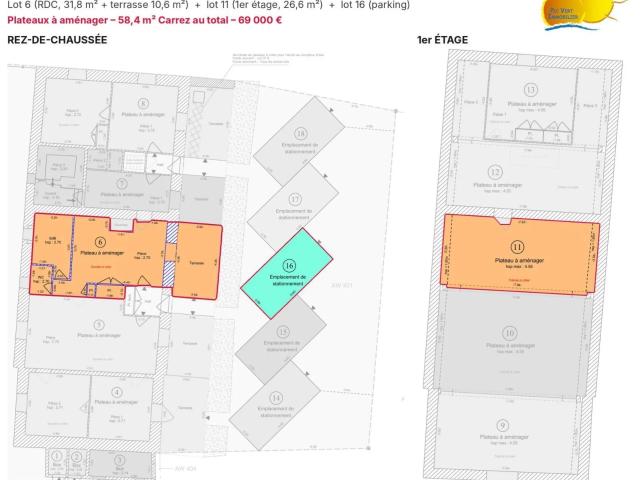 Appartement vente à Auxonne, Côte-d'Or