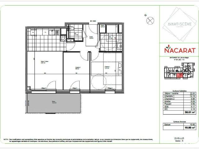 Appartement vente à Thionville, Florange