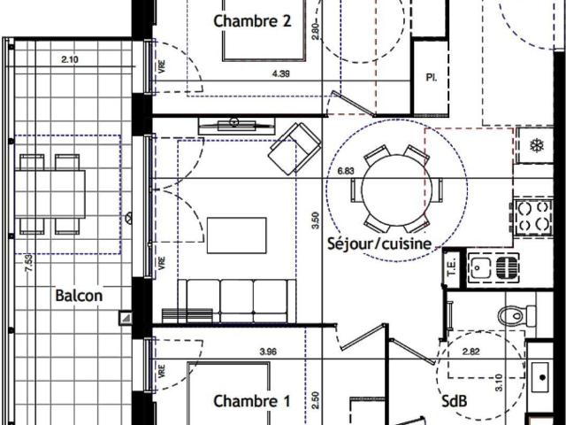 Appartement vente à Béziers, Vendres