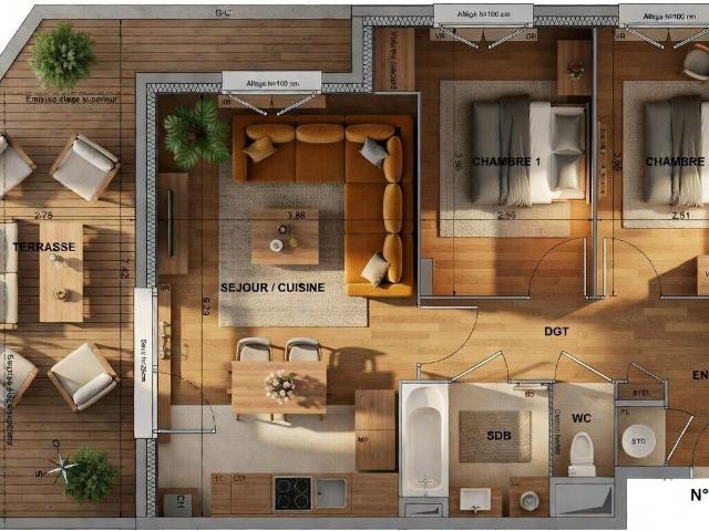 Appartement vente à Grenoble, Echirolles