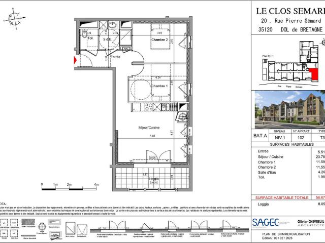 Appartement vente à Saint-Malo, Bretagne