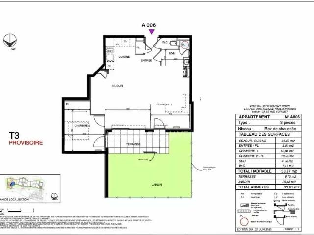 Appartement vente à Arrondissement de Toulon, La Seyne-sur-mer