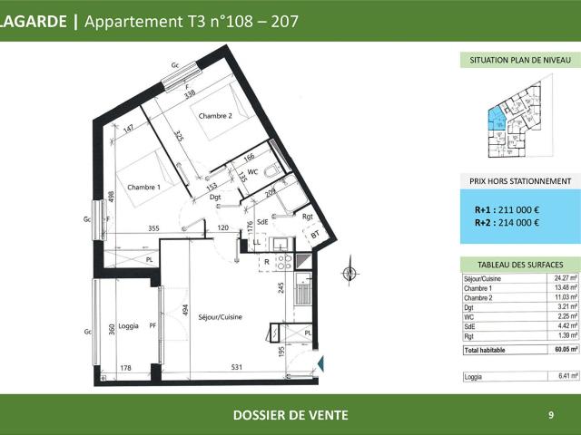 Appartement vente à Albi