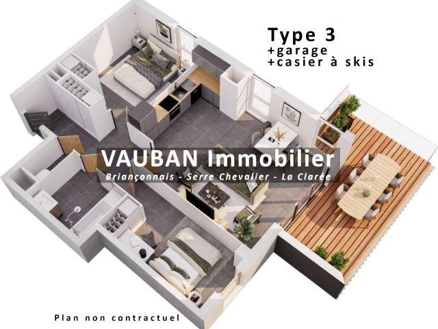 Appartement vente à Briançon