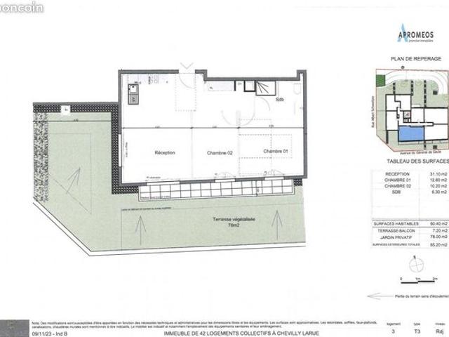 Appartement vente à L'Haÿ-les-Roses, Chevilly-larue