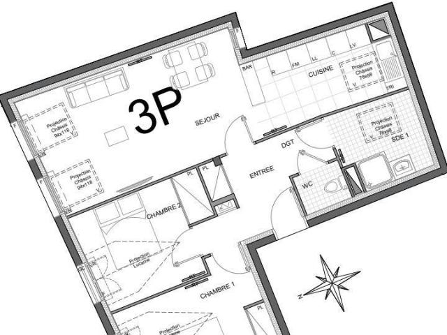 Appartement vente à Meaux, Trilport