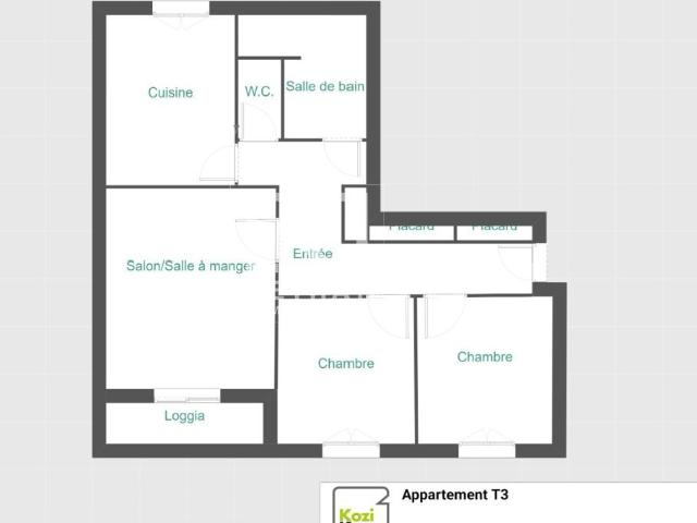 Appartement vente à Charolles, Digoin