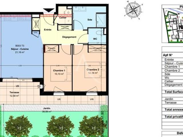 Appartement vente à Toulouse, Castelginest