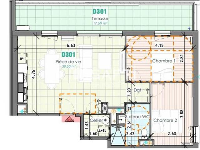 Appartement vente à Nantes, Le Loroux-bottereau