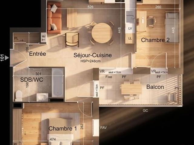 Appartement vente à Privas, Saint-priest