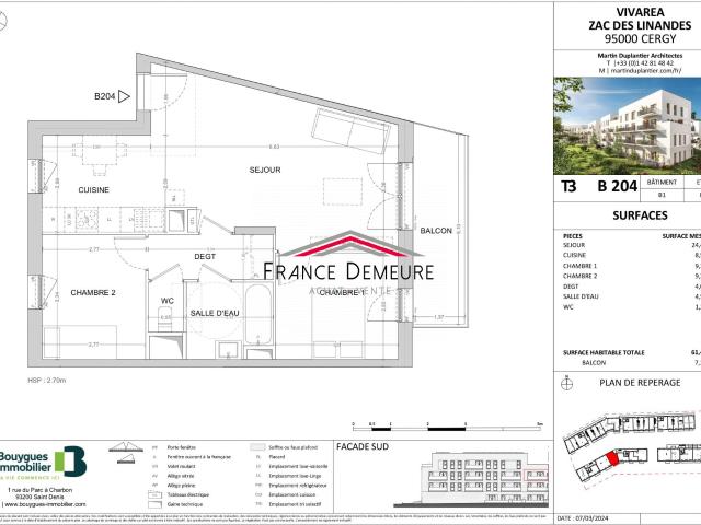 Appartement vente à Pontoise, Cergy