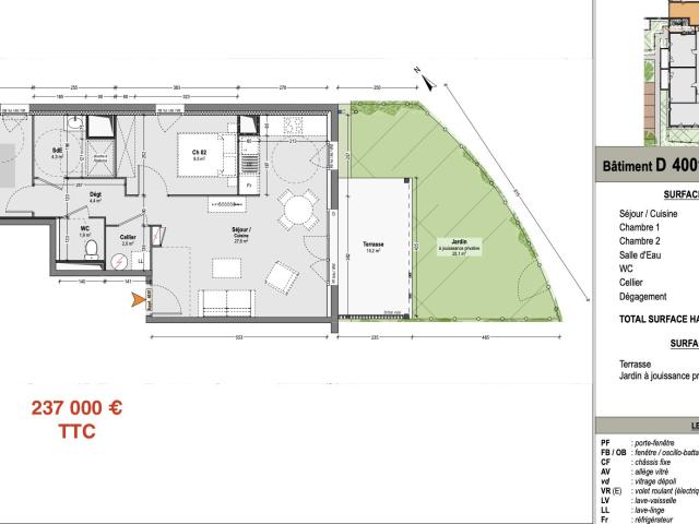 Appartement vente à Dax, Lit-et-mixe