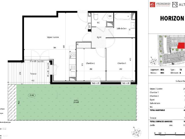 Appartement vente à Muret, Pins-justaret