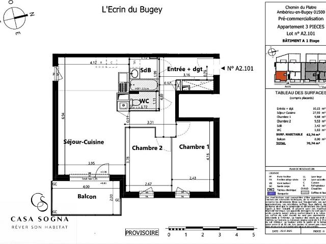 Appartement vente à Ambérieu-en-Bugey, Ain
