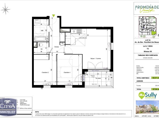 Appartement vente à Chartres, Le Coudray