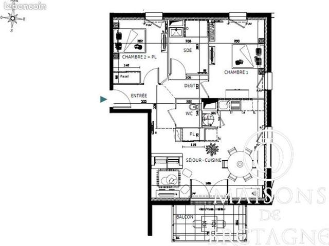 Appartement vente à Quimper, Bretagne