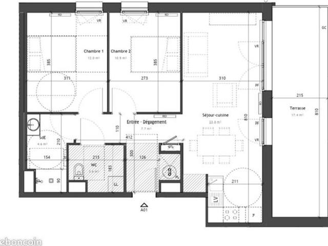 Appartement vente à Saint-Loubès, Gironde