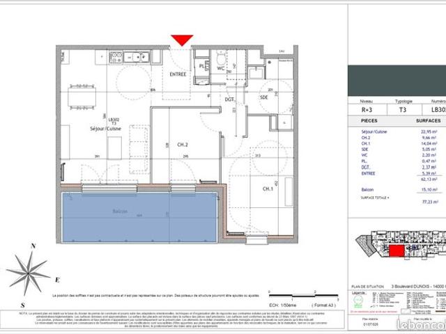Appartement vente à Caen