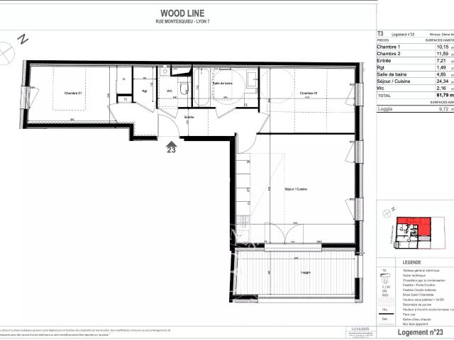 Appartement vente à Lyon, Métropole de Lyon
