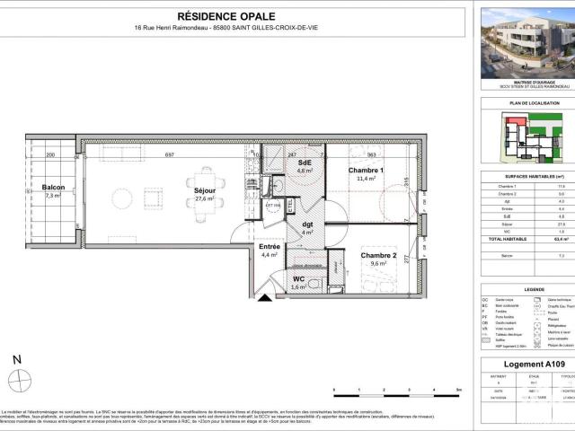Appartement vente à Les Sables-d'Olonne, Saint-gilles-croix-de-vie
