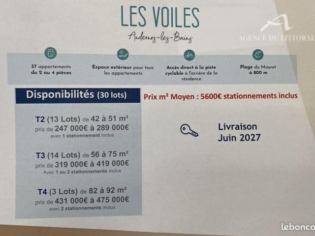 Appartement vente à Arcachon, Andernos-les-bains