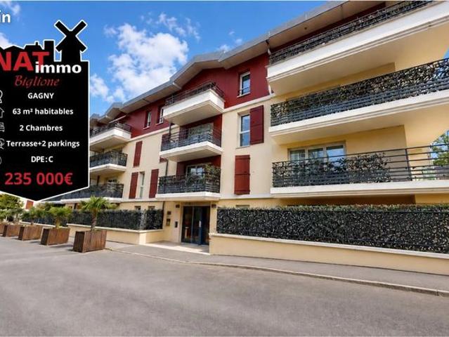 Appartement vente à Le Raincy, Gagny