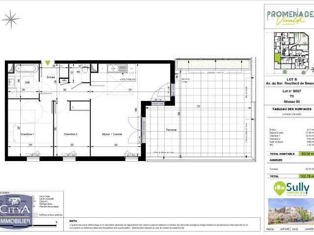 Appartement vente à Chartres, Le Coudray