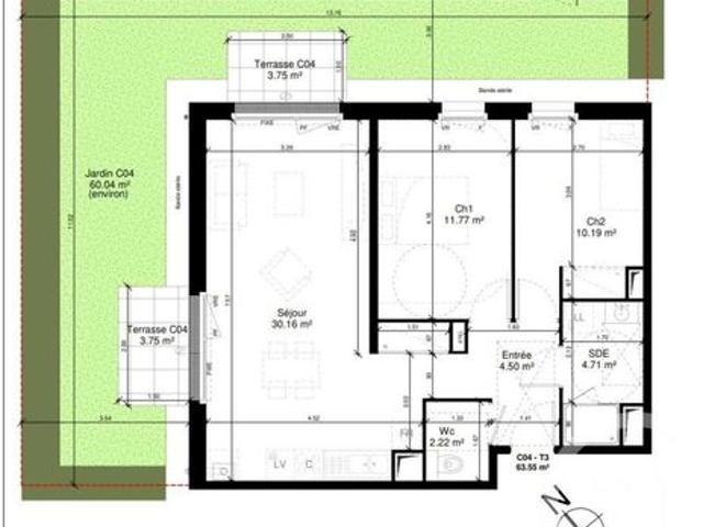 Appartement vente à Caen, Douvres-la-délivrande