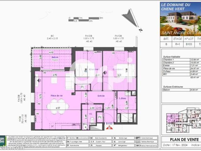 Appartement vente à Dinan, Bretagne