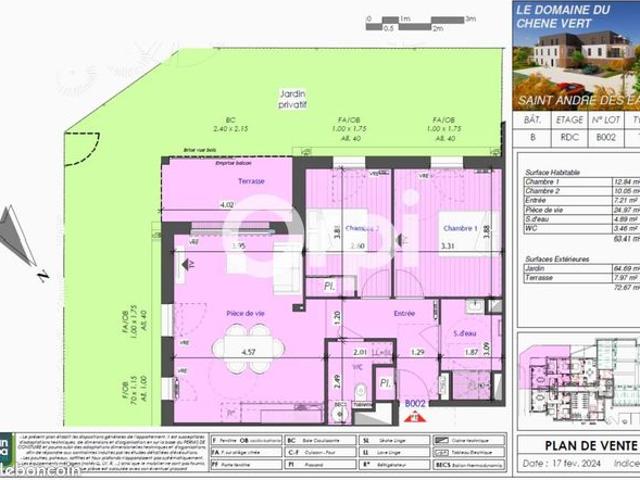 Appartement vente à Dinan, Bretagne