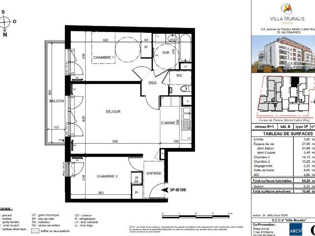 Appartement vente à Versailles, Trappes