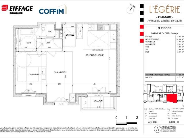 Appartement vente à Le Clos du Breuil, Clamart