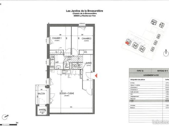 Appartement vente à La Roche-sur-Yon, La Roche-sur-yon