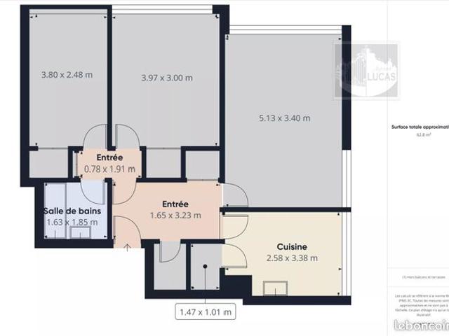 Appartement vente à Palaiseau, Verrières-le-buisson