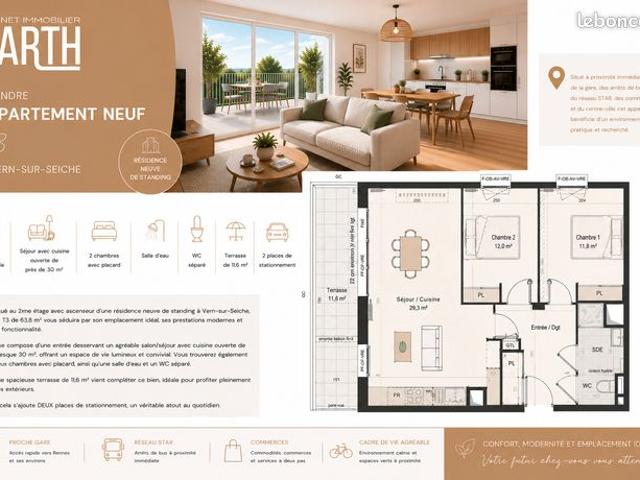 Appartement vente à Rennes, Bretagne