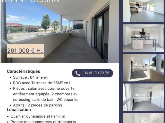 Appartement vente à Lodève, Saint-andré-de-sangonis