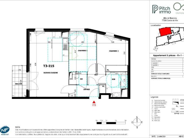 Appartement location à Melun, Combs-la-ville