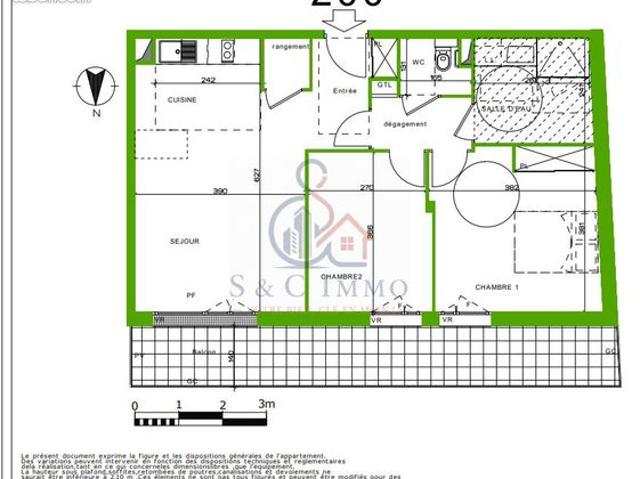 Appartement vente à Villepinte, Aude