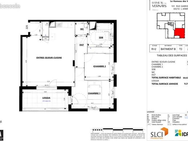 Appartement vente à Villefranche-sur-Saône, Rhône