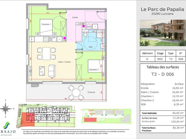 Appartement vente à Bastia, Lucciana