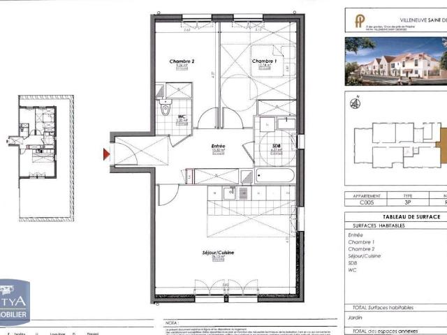 Appartement location à Torcy, Villeneuve-saint-denis