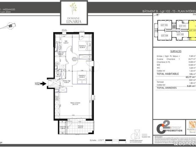 Appartement vente à Dax, Messanges