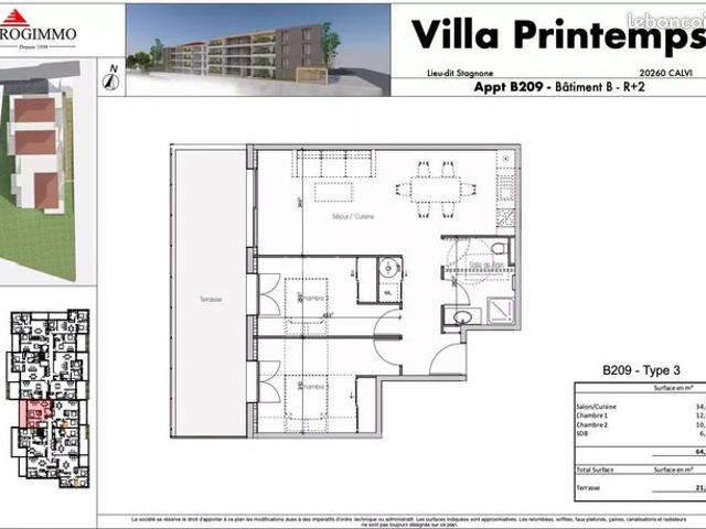 Appartement vente à Calvi