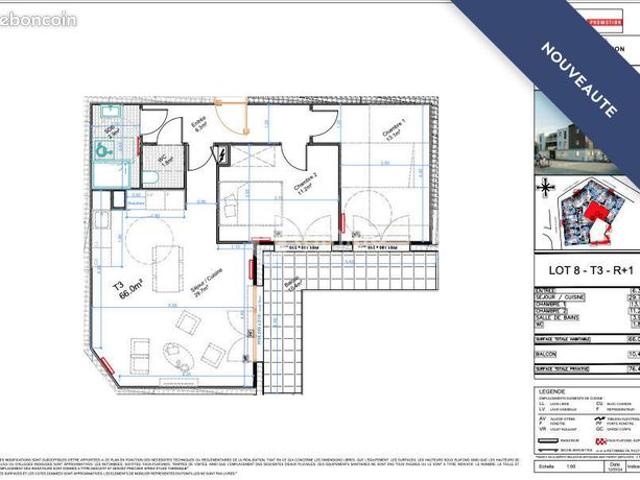 Appartement vente à Tremblay-en-france, Martinique