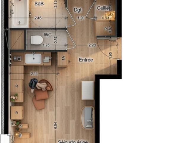 Appartement vente à Chambéry, Challes-les-eaux