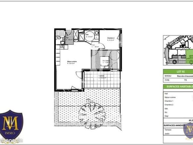 Appartement vente à Thann-Guebwiller, Wattwiller