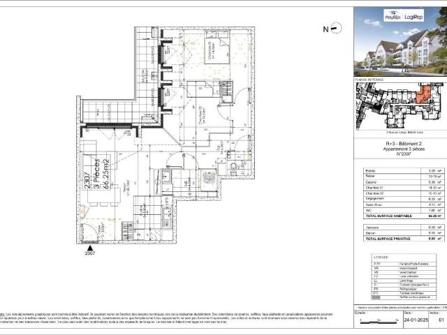 Appartement location à Sur Le Moulinard, Osny